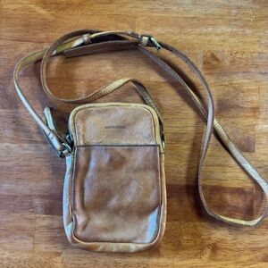 Genuine Leather Cellphone Crossbody